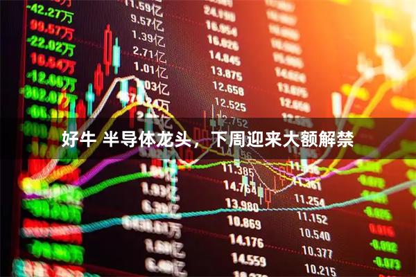 好牛 半导体龙头，下周迎来大额解禁